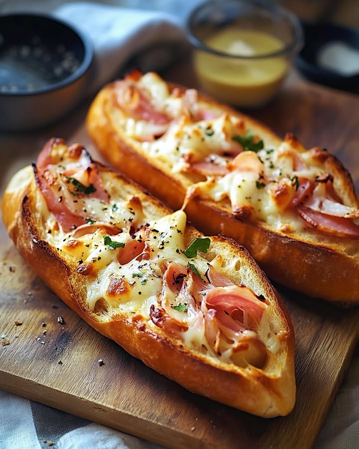 Baguettes Jambon Mozzarella
