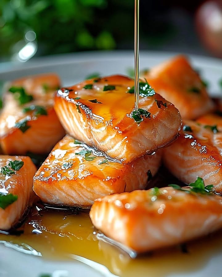 Bouchées Saumon Miel