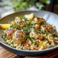 Boulettes Orzo Citron : Recette Facile et Savoureuse