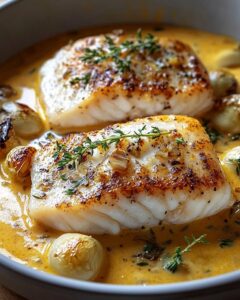 Cabillaud Crémeux Moutarde