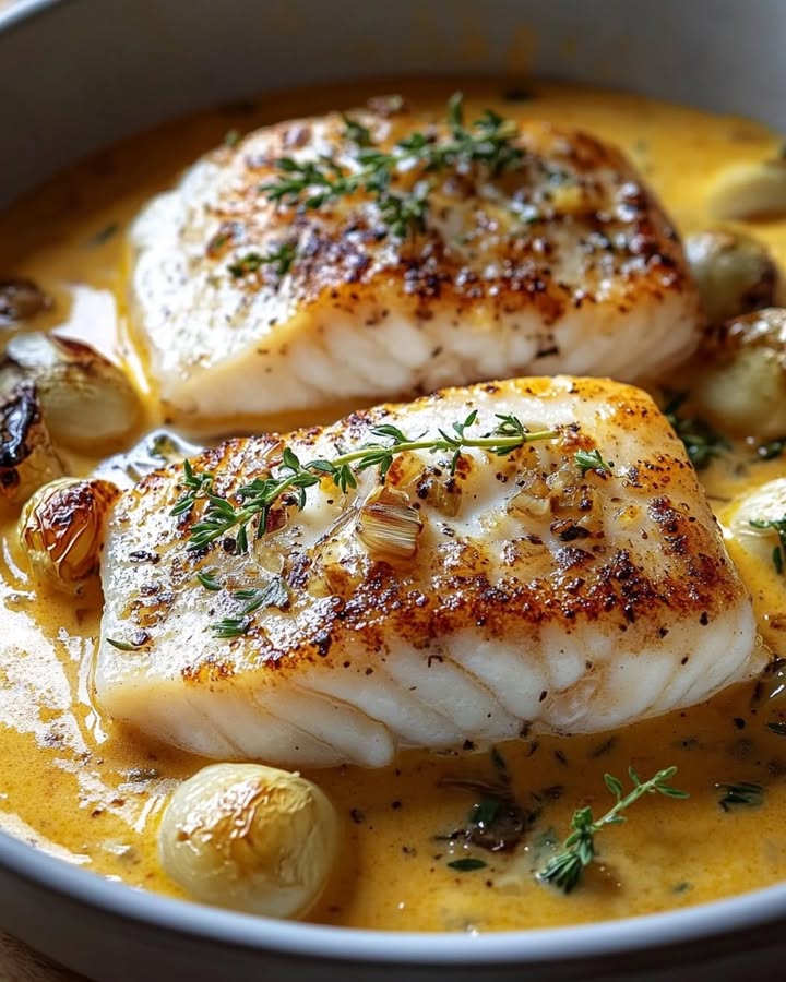 Cabillaud Crémeux Moutarde