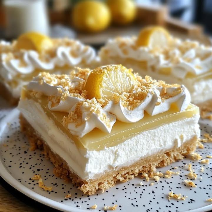 Carrés Citron Rafraîchissants
