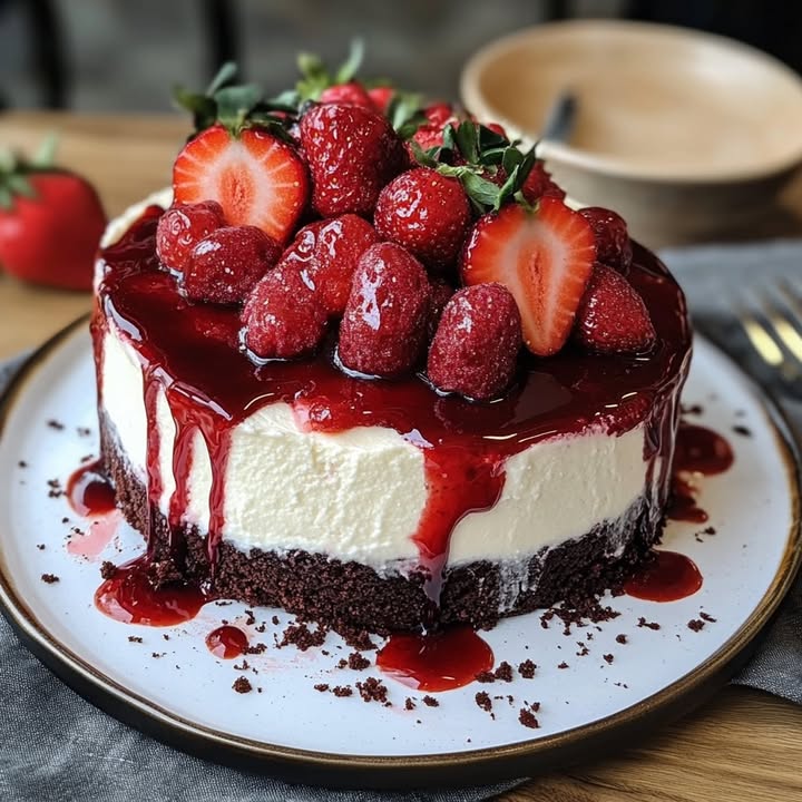 Cheesecake Velvet Fraises