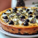 Clafoutis Chèvre Olives
