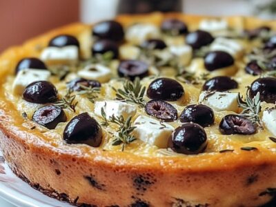 Clafoutis Chèvre Olives : Recette Facile et Savoureuse