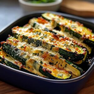 Courgettes Parmesan Savoureuses