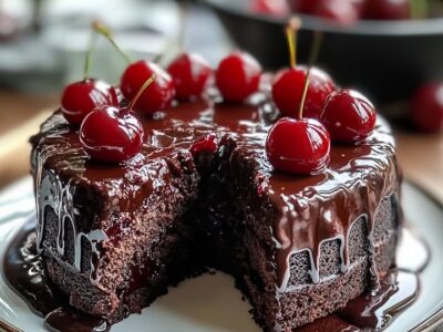 Gâteau Choco-Cerise Délicieux : Recette Facile et Savoureuse