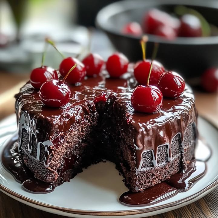 Gâteau Choco-Cerise Délicieux