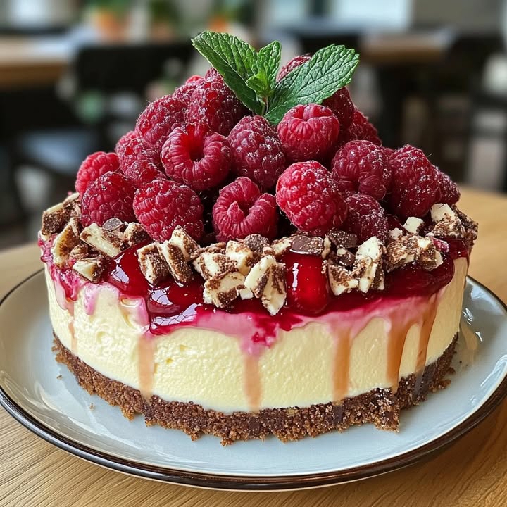 Gâteau Framboise Chocolat