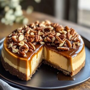 Gâteau Fromage Caramel