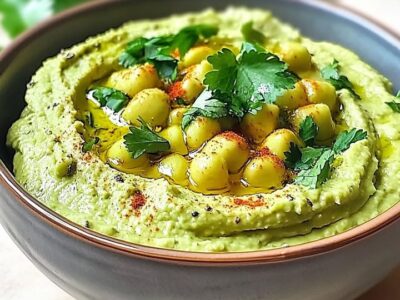 Houmous Avocat Coriandre : Recette Facile et Savoureuse