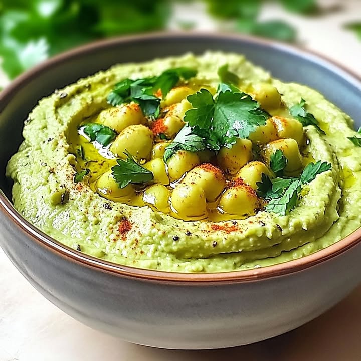 Houmous Avocat Coriandre