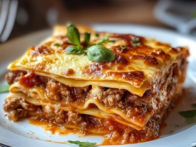 Lasagne Bolognaise Familiale : Recette Savoureuse et Facile