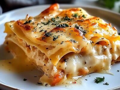 Lasagne Crevettes Alfredo Savoureux : Recette Facile à Préparer