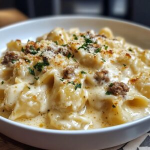 Pâtes Bœuf Crémeuses