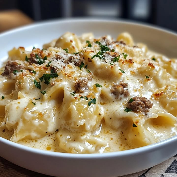 Pâtes Bœuf Crémeuses