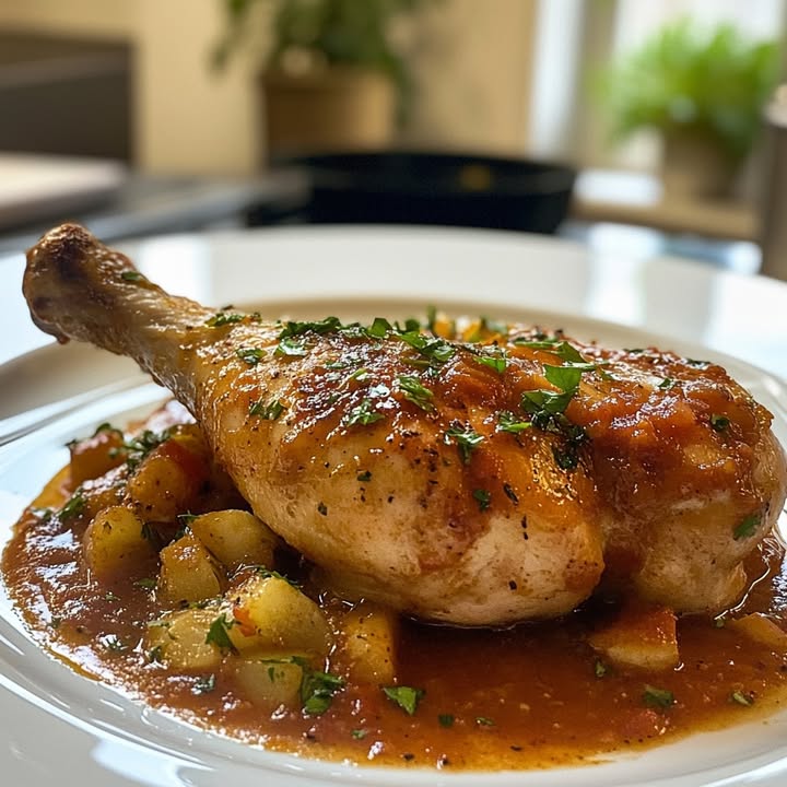 Poulet Basquaise Rapide