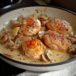 Poulet Champignons Crémeux
