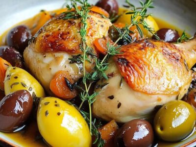 Poulet Citron Olives : Recette Facile et Savoureuse