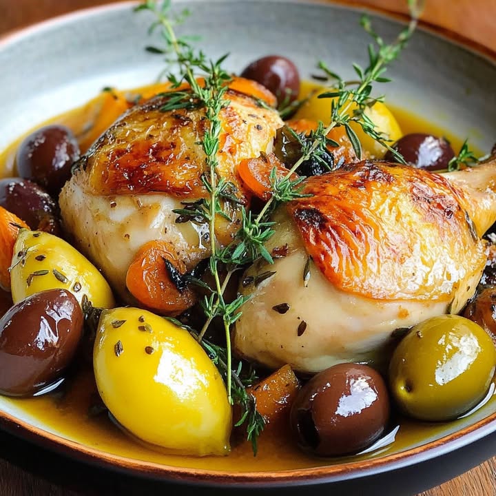 Poulet Citron Olives