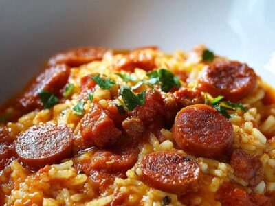 Riz Chorizo Épicé : Recette Savoureuse et Facile à Préparer