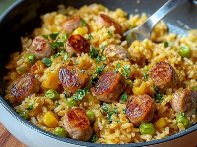 Riz Saucisses Réconfortant : Recette Facile et Savoureuse