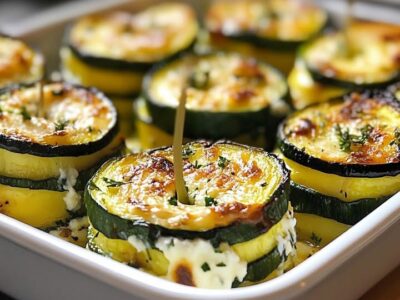 Roulés courgettes citronnés : Recette facile et savoureuse