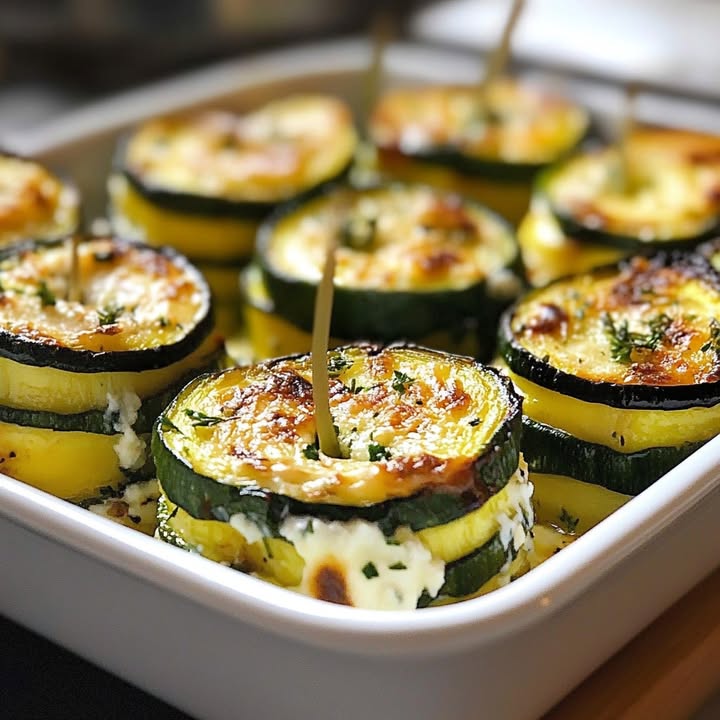 Roulés courgettes citronnés