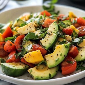 Salade Avocat Tomates