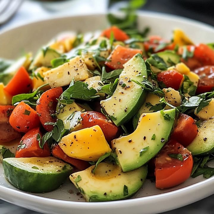 Salade Avocat Tomates