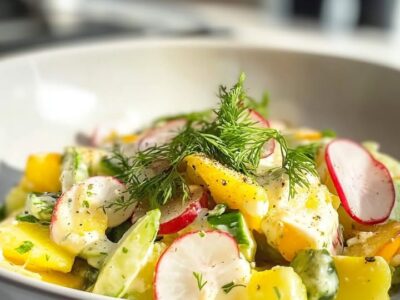 Salade Crémeuse Gourmande : La Recette Facile et Savoureuse