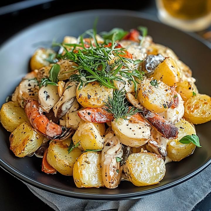 Salade Crevettes Gourmande