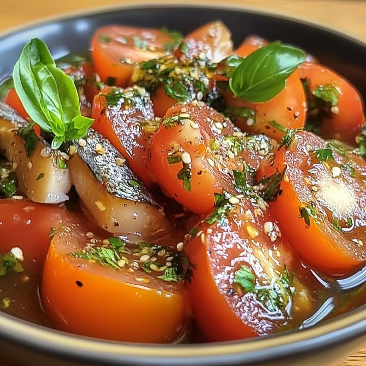 Salade Sardines Tomates