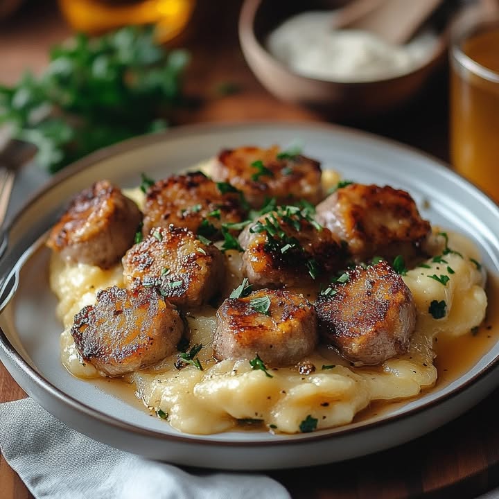 Saucisse Purée Gourmande