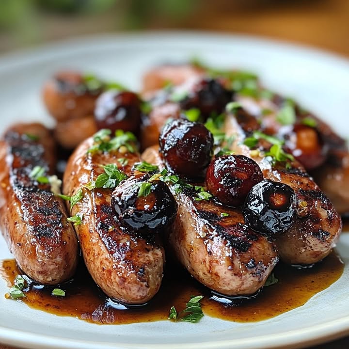 Saucisses Cerises Grillées