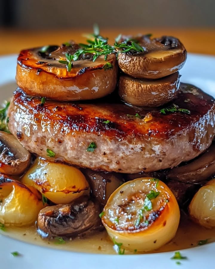Saucisses Champignons Pommes