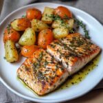 Saumon Ail Légumes