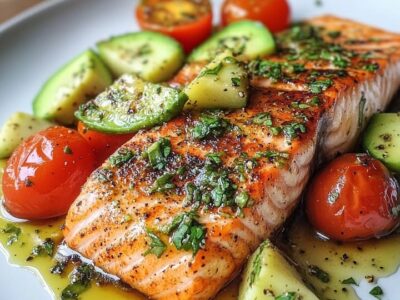 Saumon Avocat Tomates : Recette Facile et Savoureuse