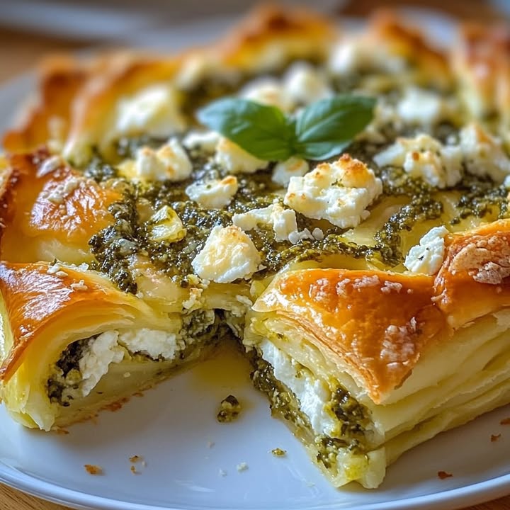 Soleil Feuilleté Pesto