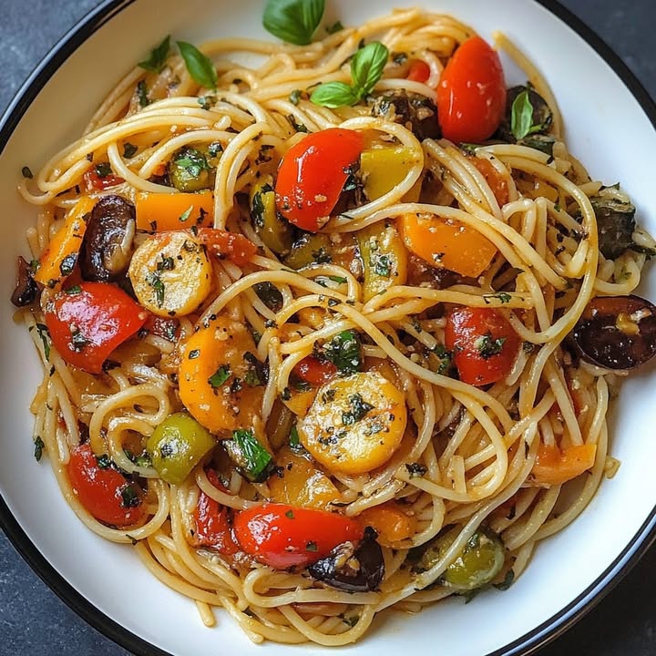 Spaghetti Végétaux Grillés