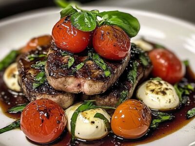 Steak Caprese Gourmand : Recette Facile et Savoureuse