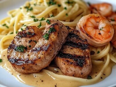 Steak Linguine Alfredo : Recette Savoureuse et Facile à Préparer