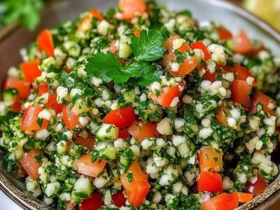 Taboulé Libanais Frais : Recette Facile et Savoureuse