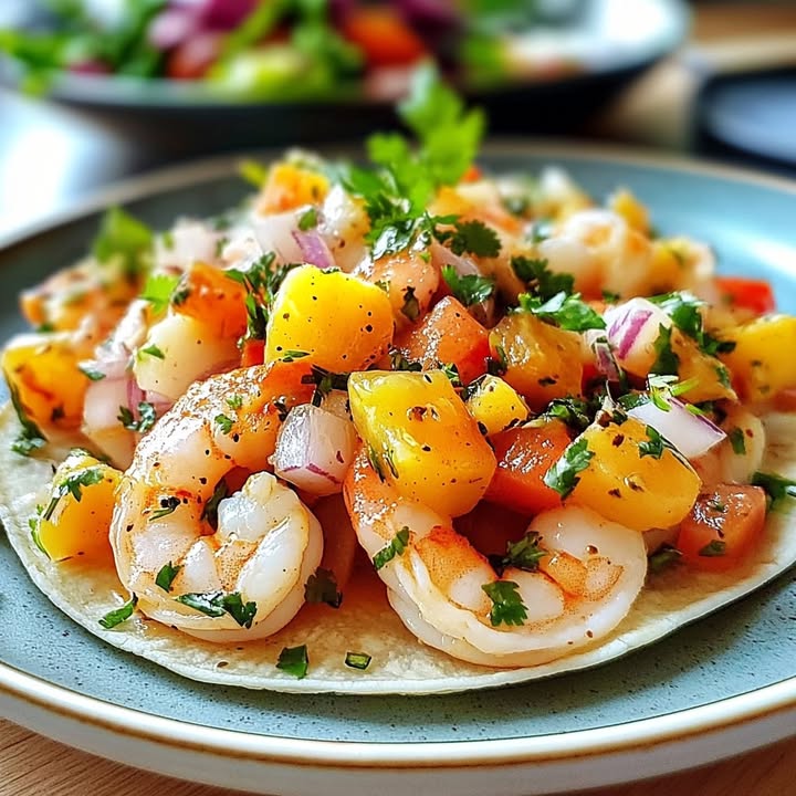 Tacos Crevettes Mangue