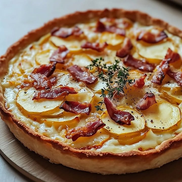 Tarte Camembert Lardons