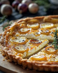 Tarte Chèvre Caramélisée