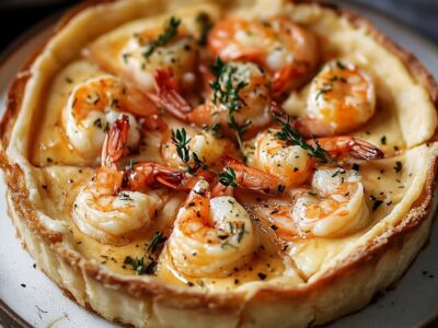 Tarte Crevettes Poireaux : Recette Facile et Savoureuse