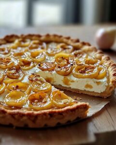 Tarte Oignons Chèvre