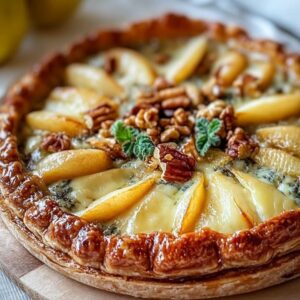 Tourte Gorgonzola Noix