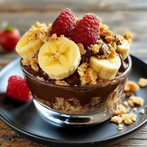 Verrine Banane Chocolat